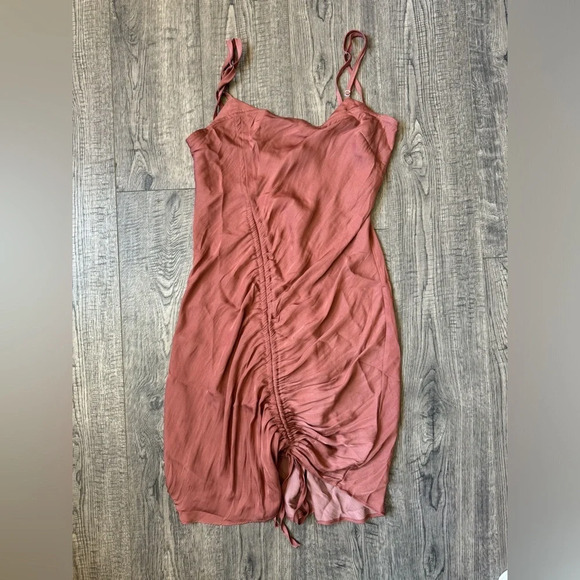 Free People Be My Mini Slip Dress in Wind Blush - Picture 2 of 5